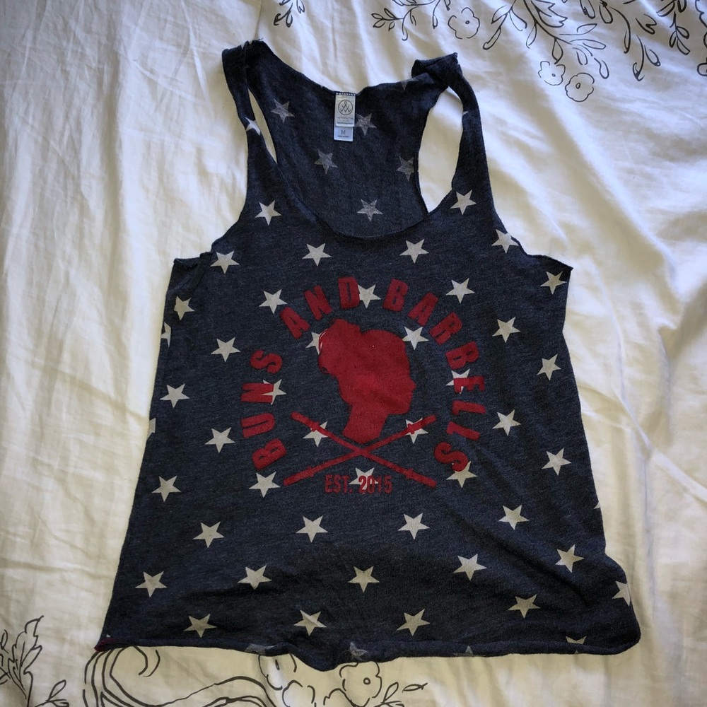 Buns and barbells tank top